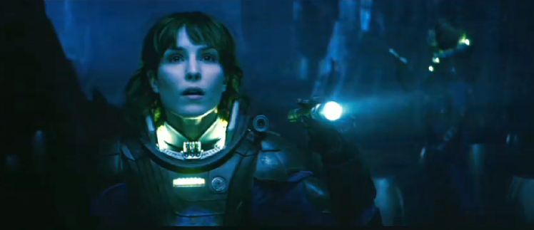 Dr. Shaw, as played by Noomi Rapace, is both fascinated by the possibilities in space exploration but remains cautious about what-or rather who-to expect out there. (20th Century Fox)